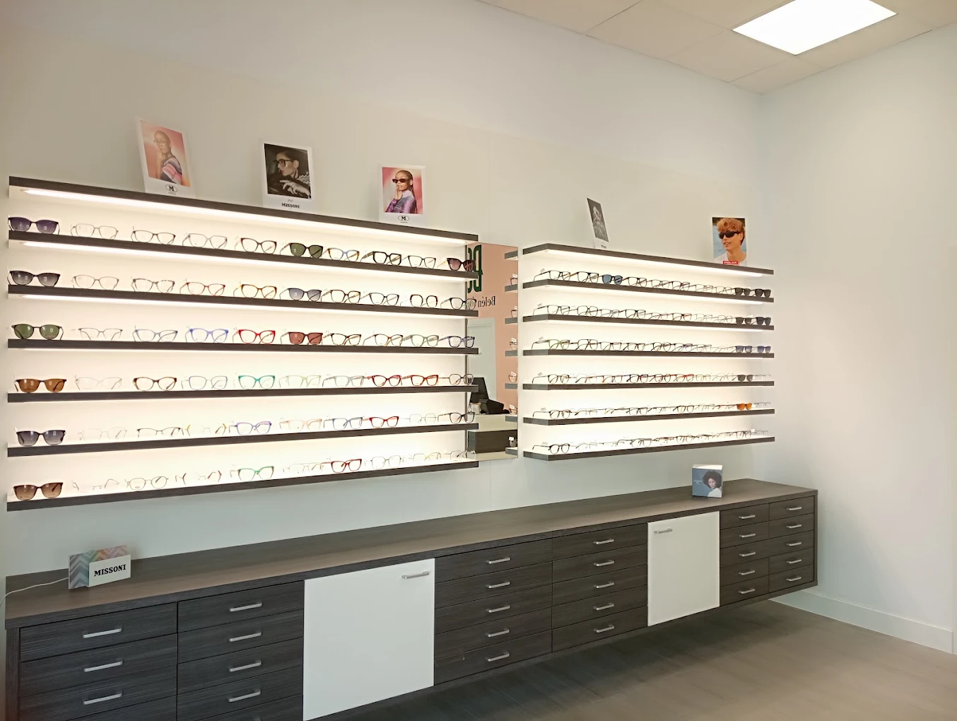 Estante de gafas